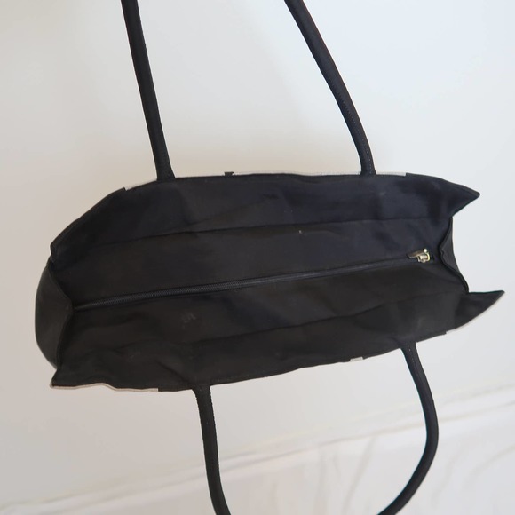 Vintage 90s black and silver grey check and beaded swirl purse - Picture 4 of 8